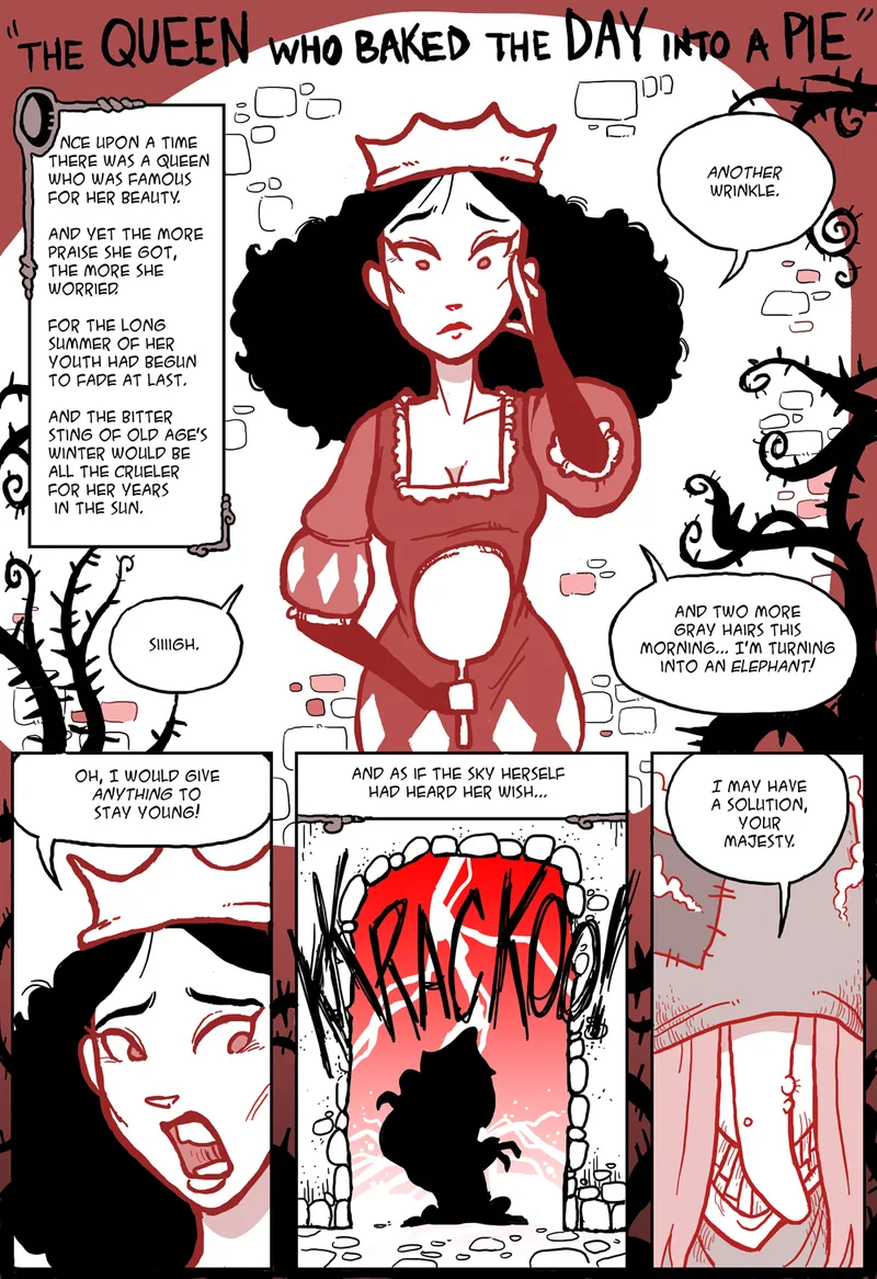 The Queen Who Baked The Day Into A Pie — cover