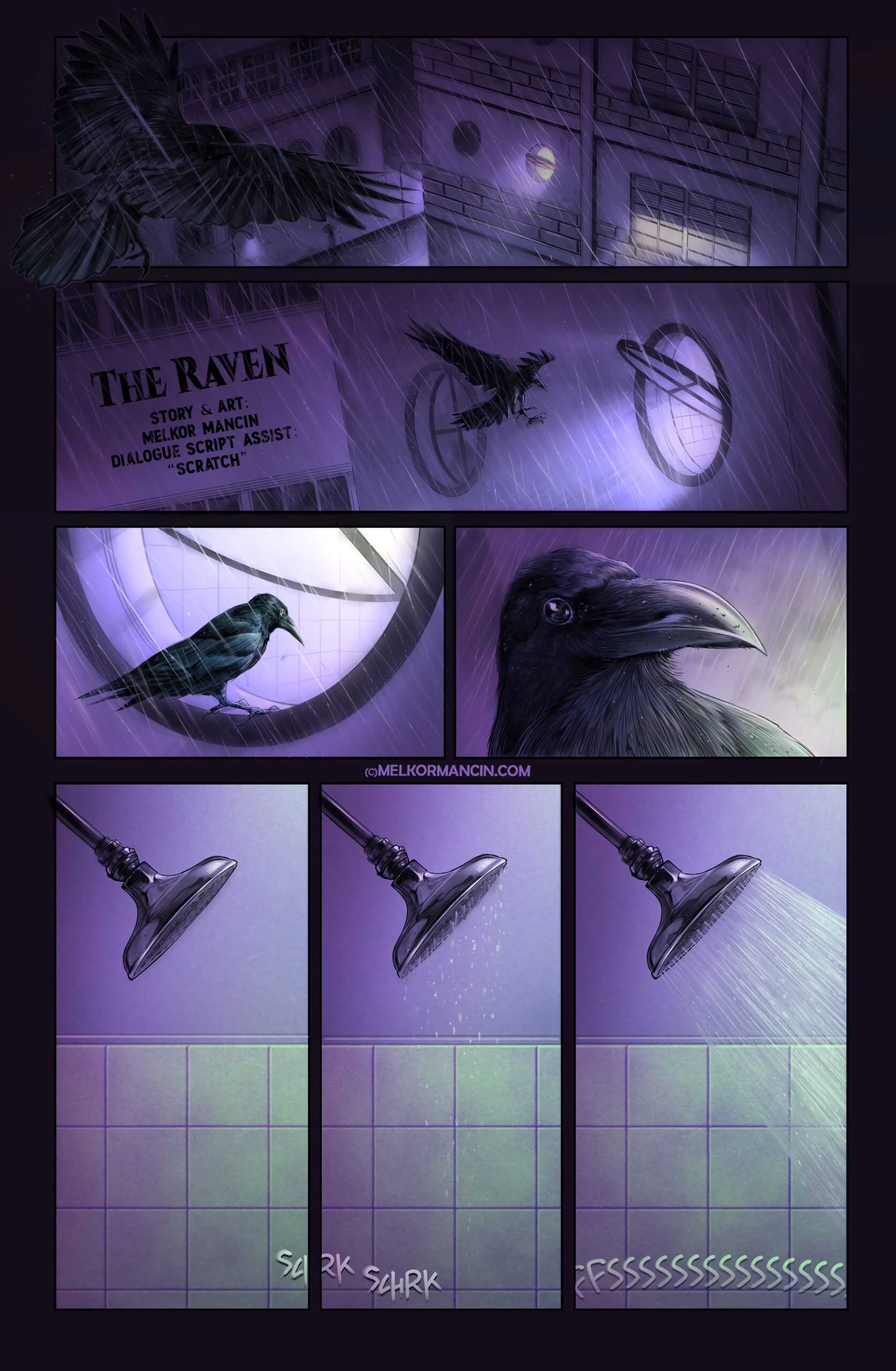 The Raven - Melkor Mancin — cover