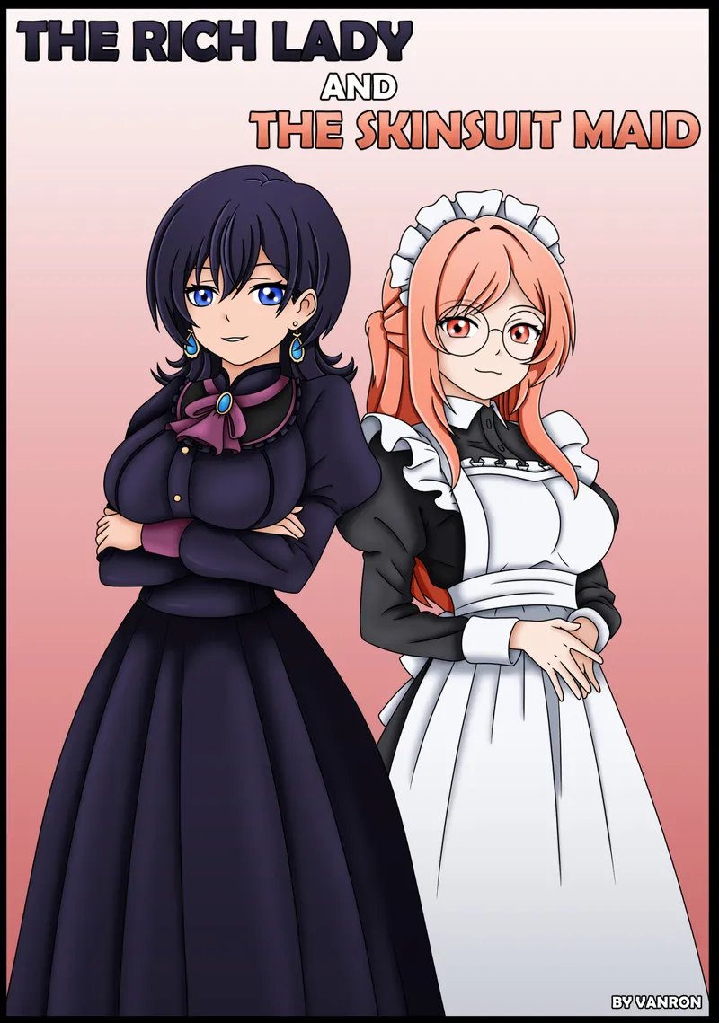 The Rich Lady And The Skinsuit Maid comic porn — cover