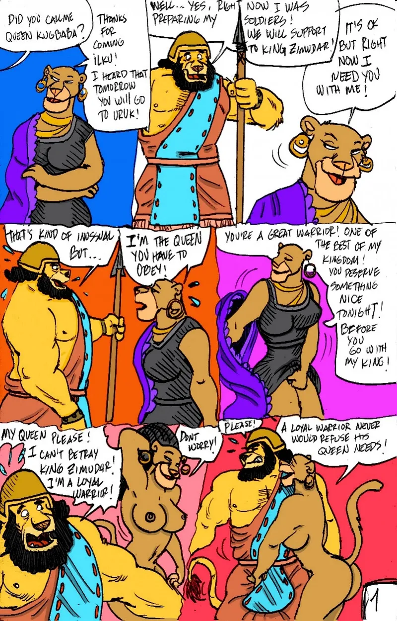 The Sumerian comic porn — cover