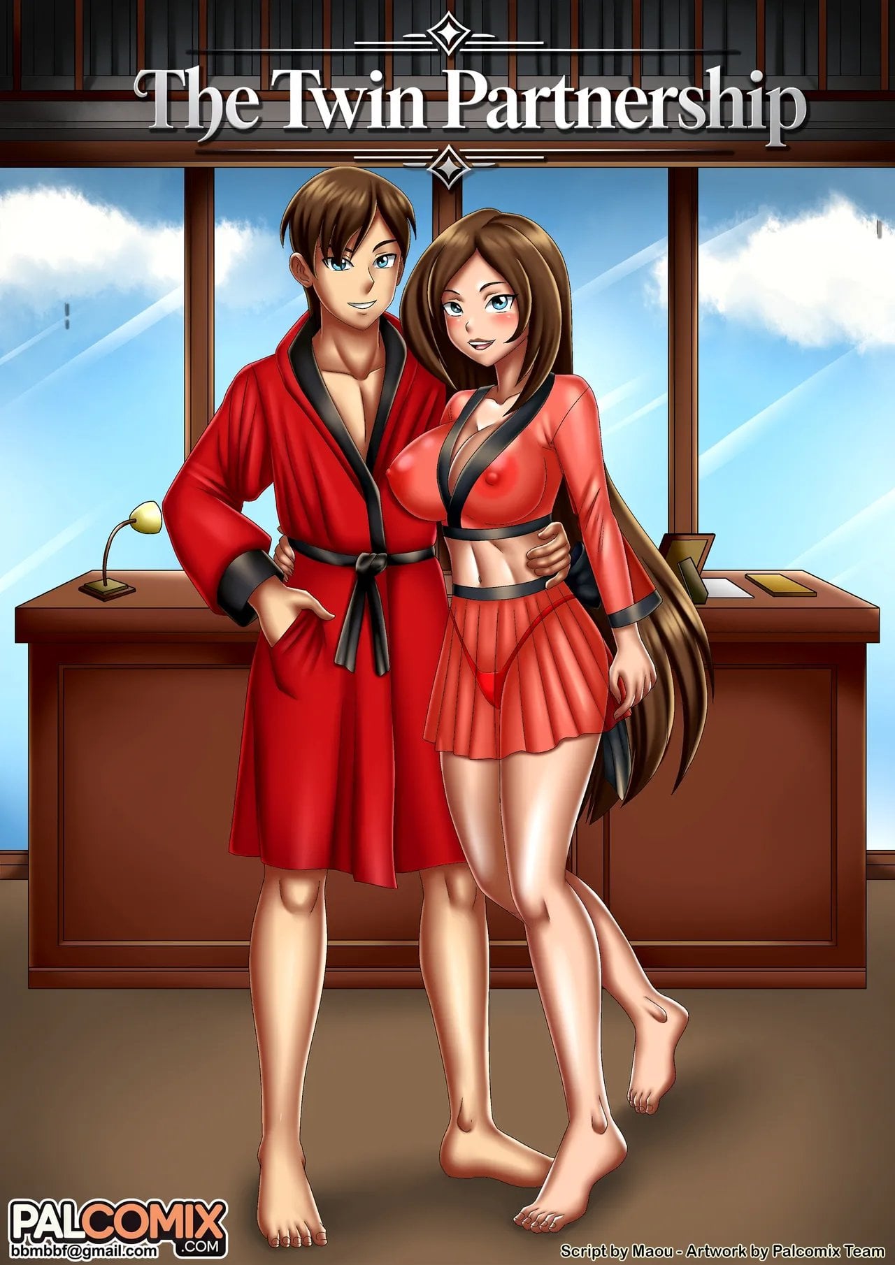 The Twin Partnership (WIP) comic porn — cover