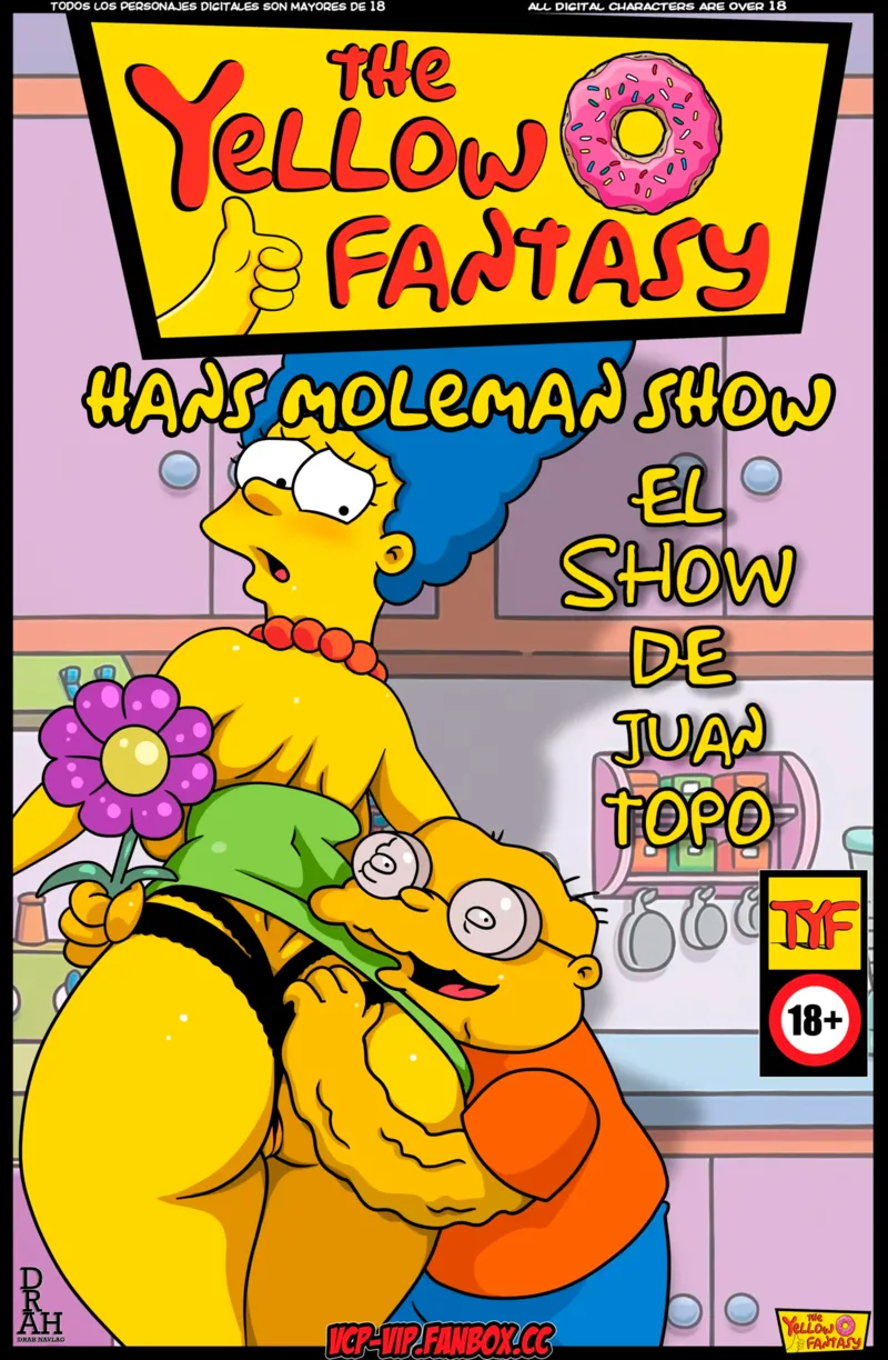 The Yellow Fantasy – Hans Moleman Show — cover
