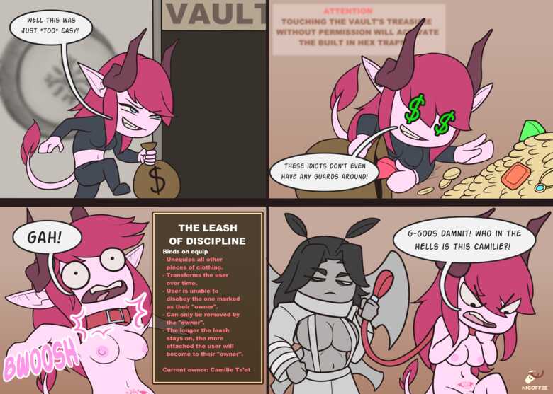 Theft At The Temple Of Brynn comic porn — cover