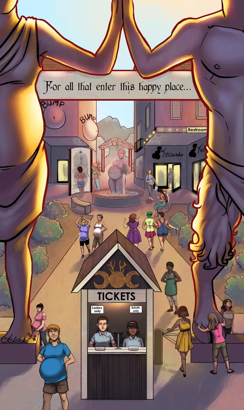 Themepark comic porn — cover