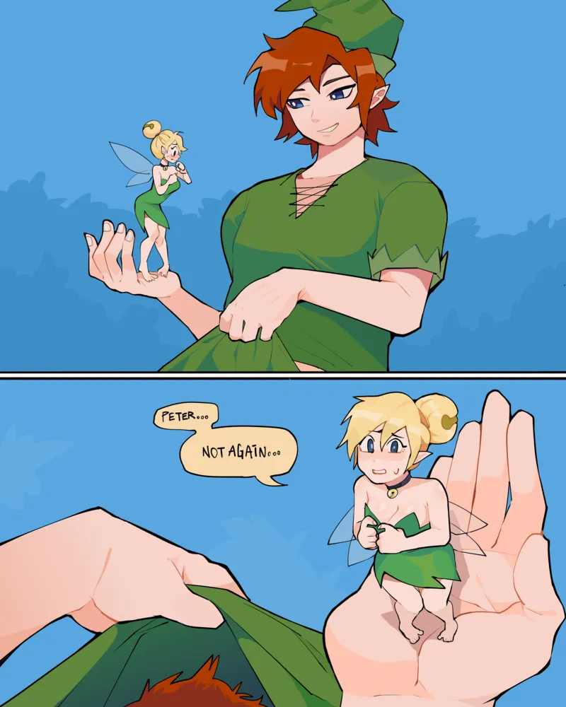 Tinker Bell And Peter Pan — cover