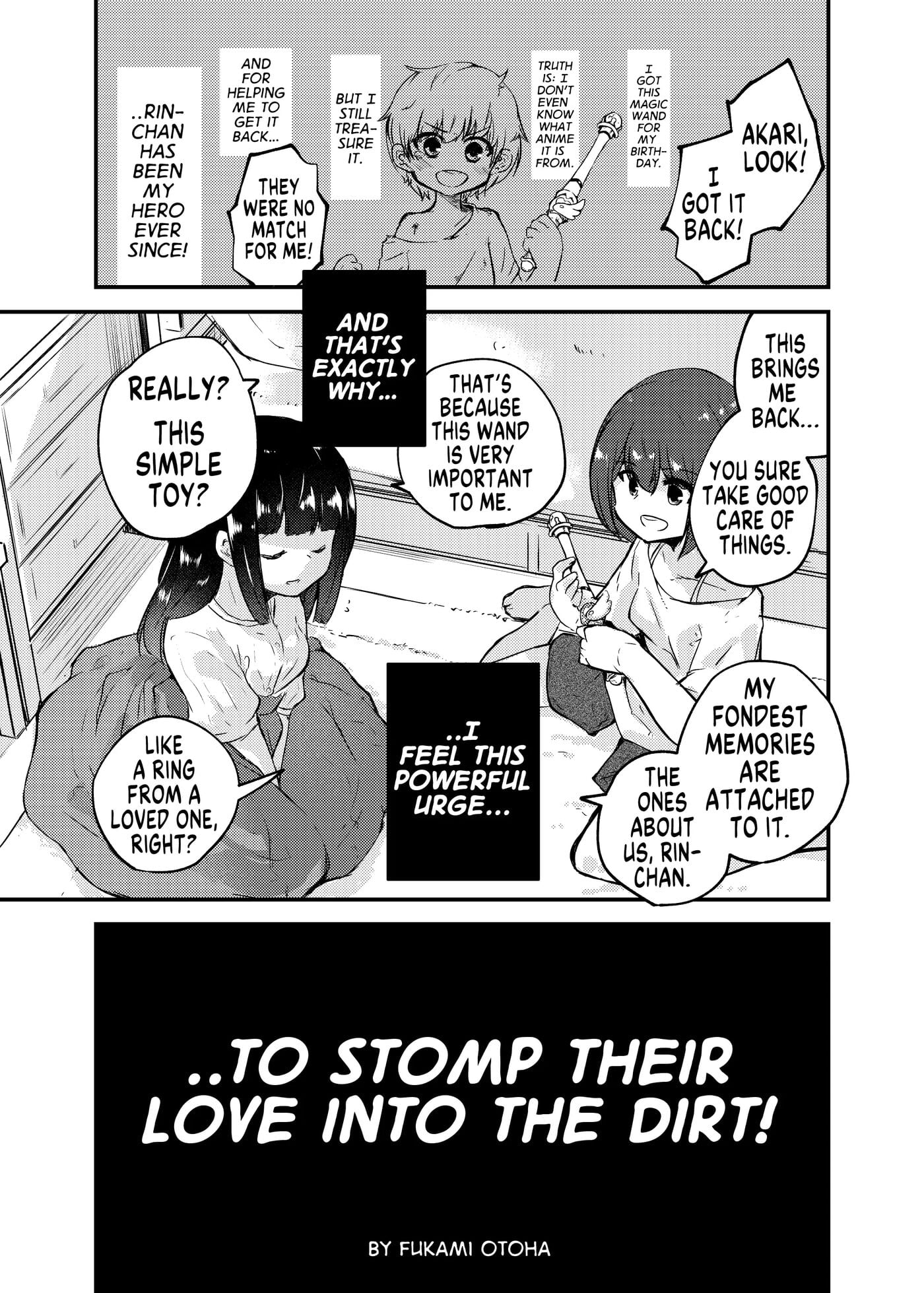 ...to Stomp Their Love Into The Dirt (Original) Hentai by Fukami Otoha (Zenmai-Shiki Kouchuusen) - Read ...to Stomp Their Love Into The Dirt (Original) hentai manga online for free — cover