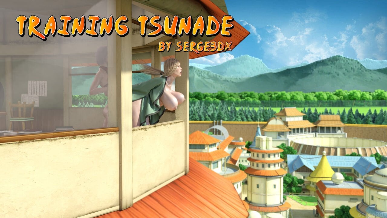 Training Tsunade comic porn — cover