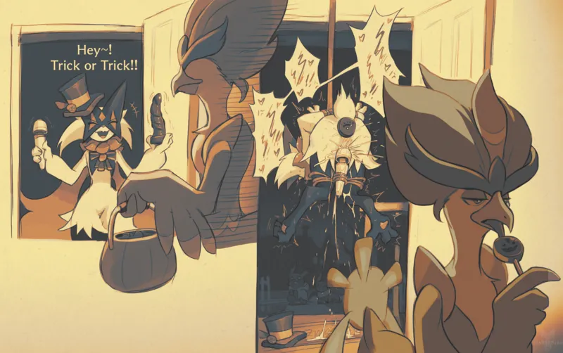 Trick Or Trick comic porn — cover