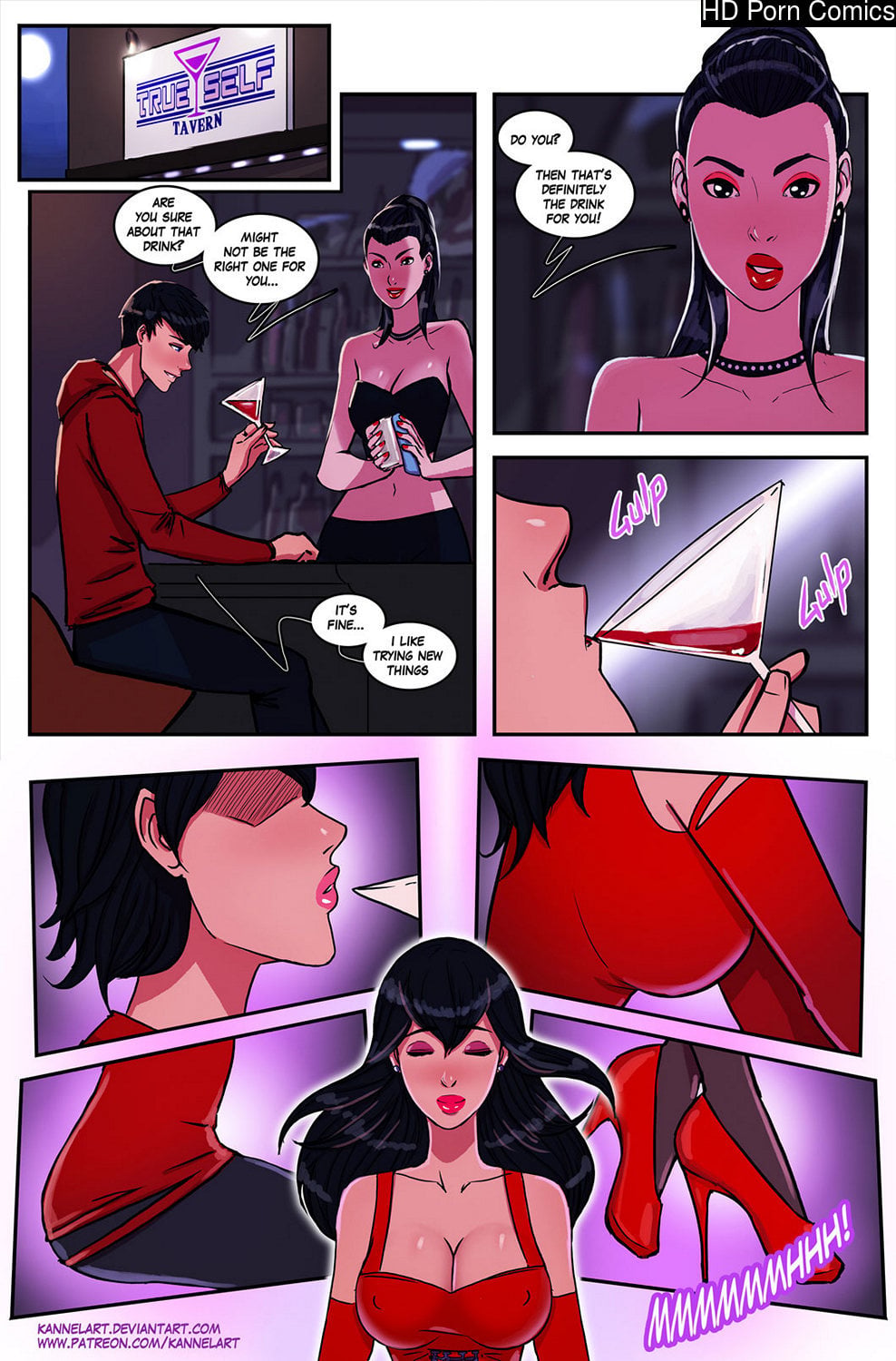True Self Tavern – The Girl in Red — cover