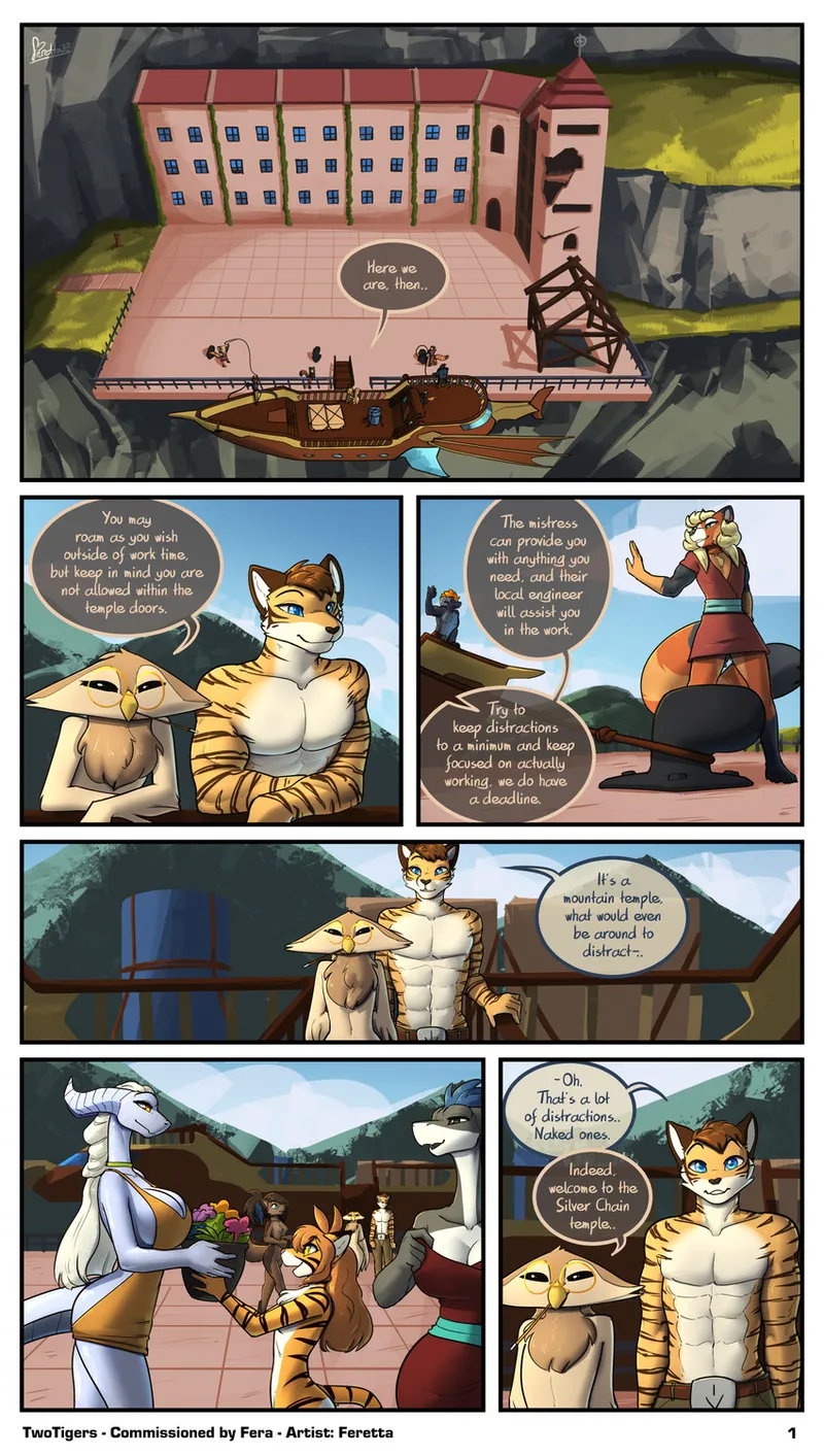 Two Tigers comic porn — cover