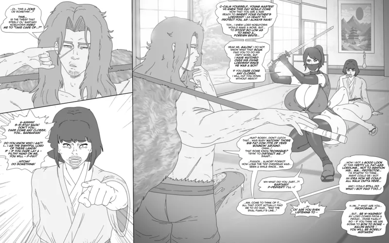 Tyber The Mercenary Ends A Lord’s Line comic porn — cover