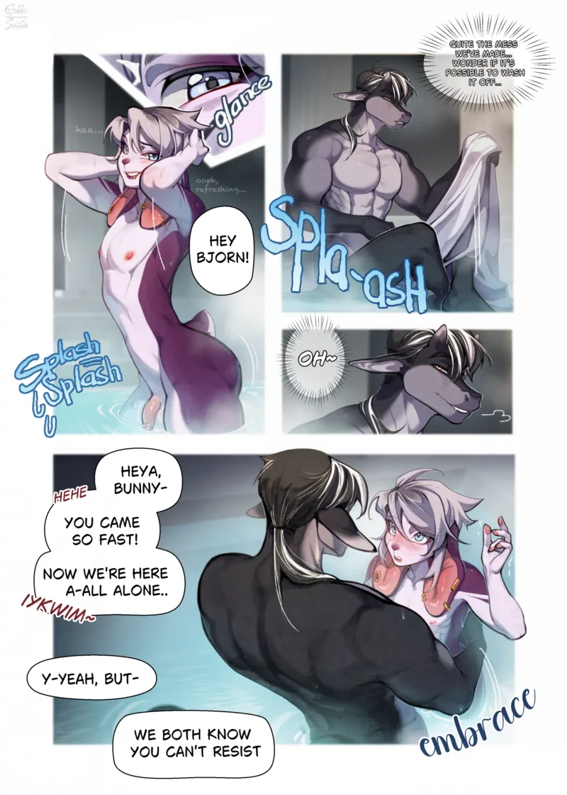 Typical Morning In The Boys’ Bathhouse comic porn — cover