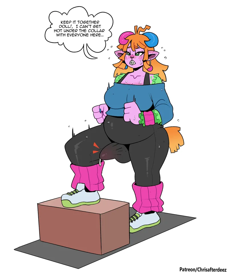 Una’s Yoga Shenanigans! comic porn — cover