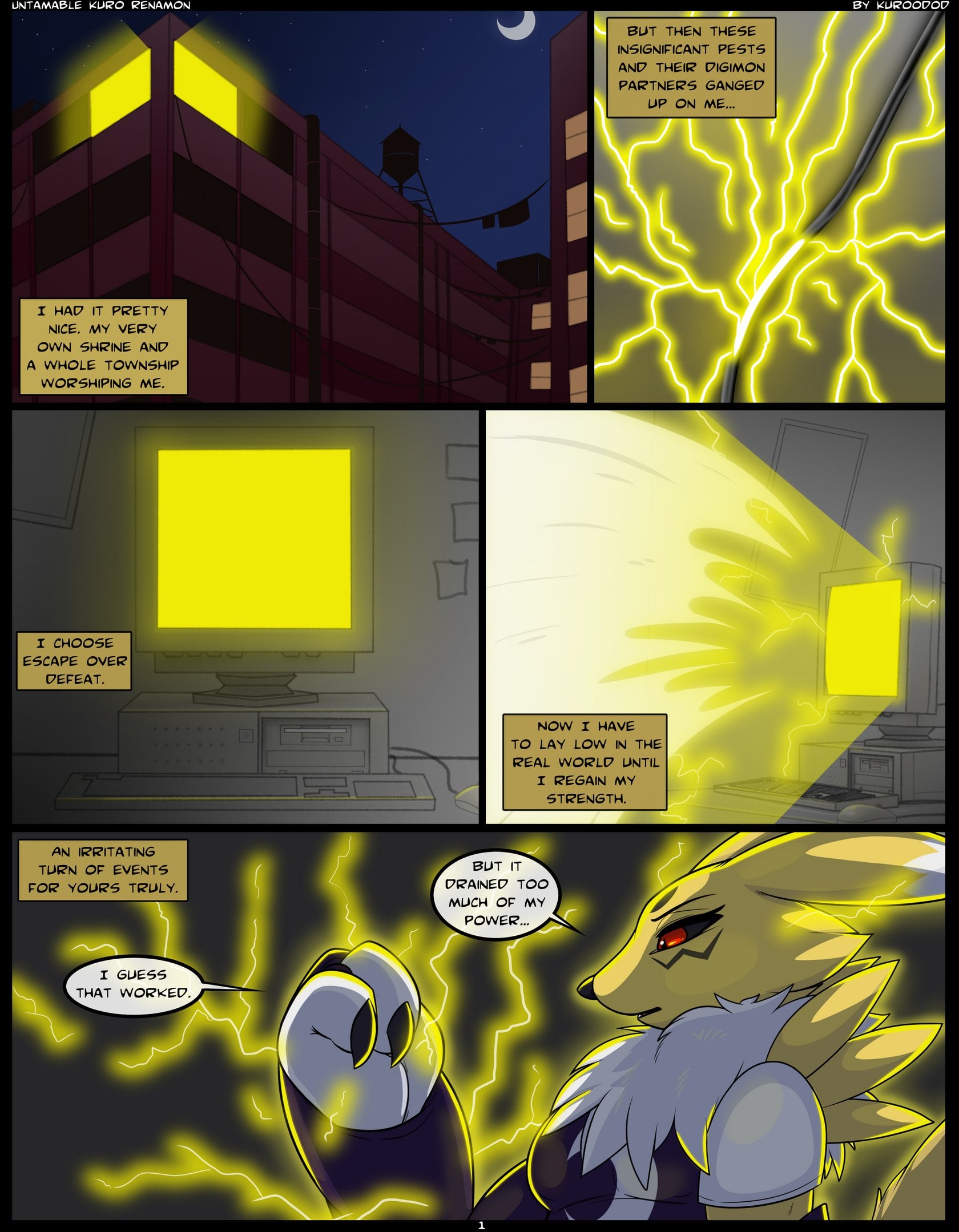 Untamable Kuro Renamon (Ongoing) — cover