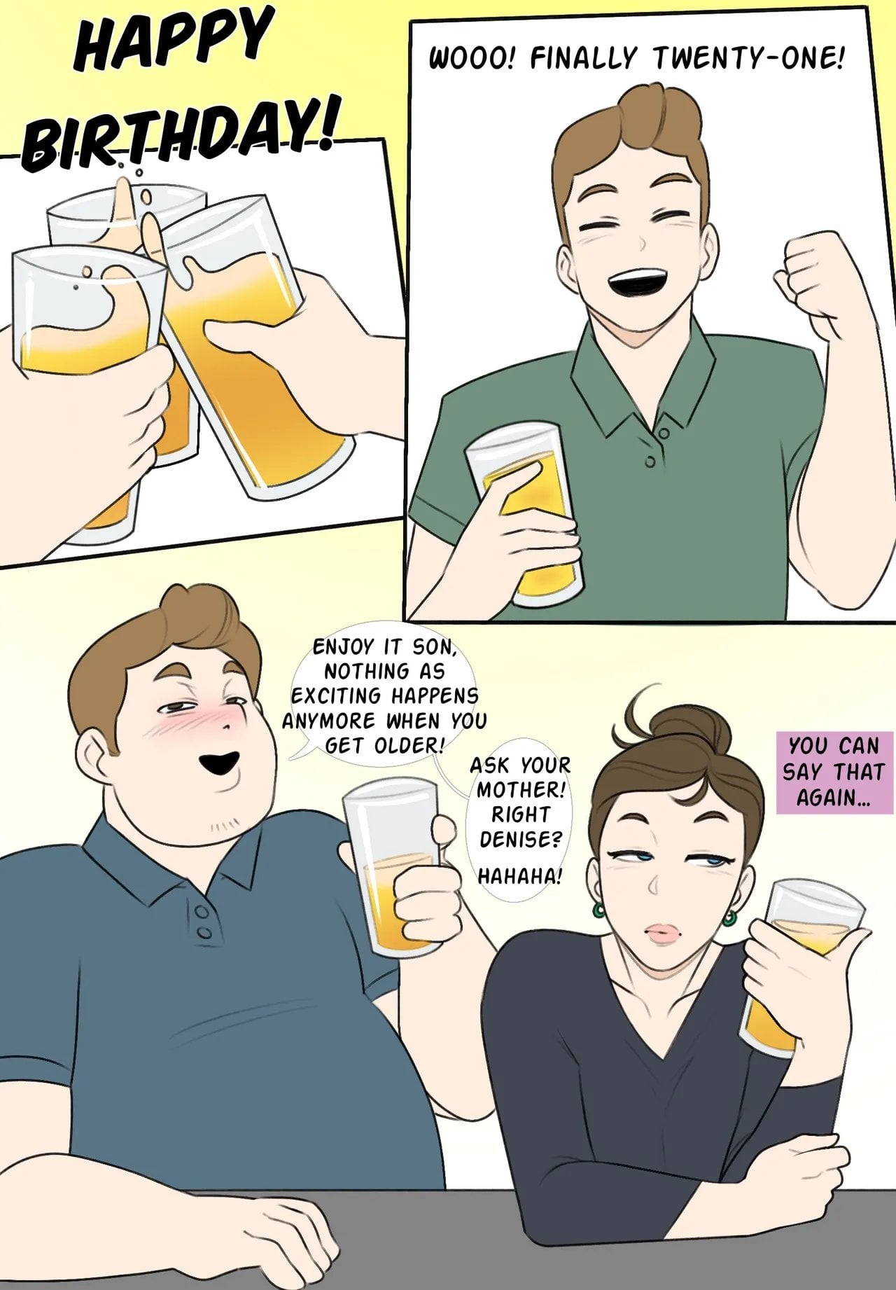 Unusual Birthday Gift comic porn — cover
