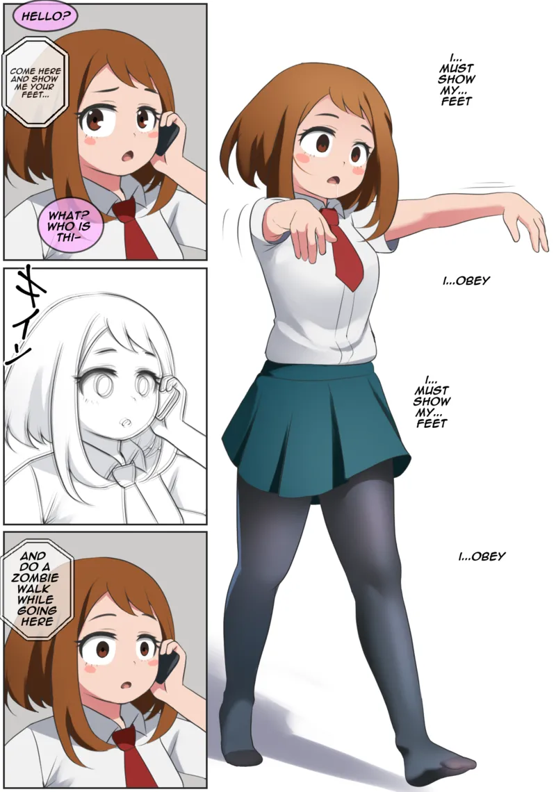 Uraraka’s Feet Are A Delight comic porn — cover