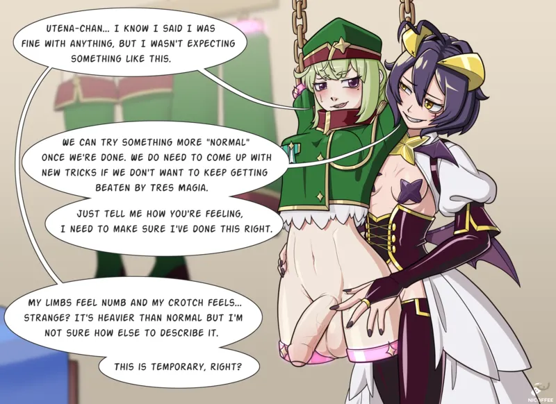 Utena And Leopard comic porn — cover