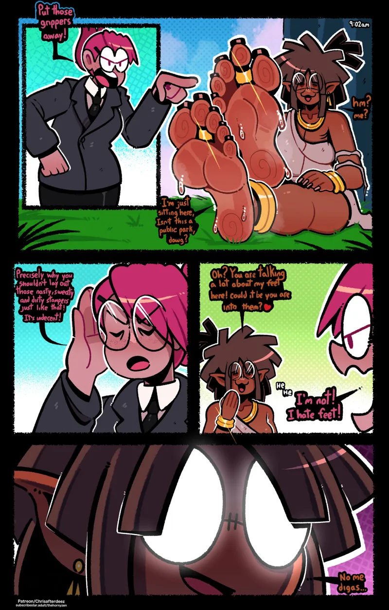 Vanessa And The Bussiness Lady! comic porn — cover
