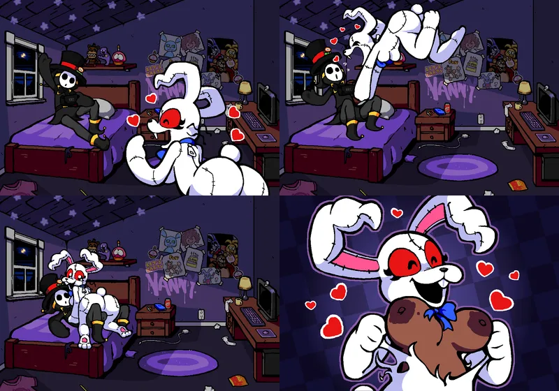 Vanny After Each Encounter With The Night Guard’s Salvage comic porn — cover