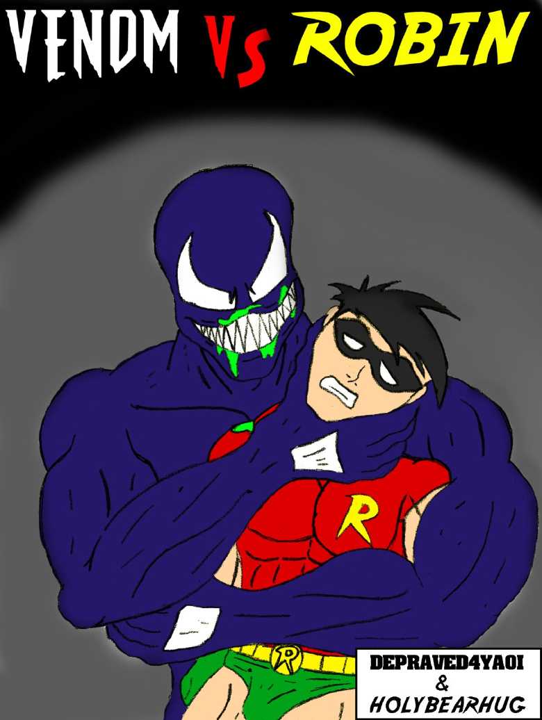 Venom Vs Robin comic porn — cover