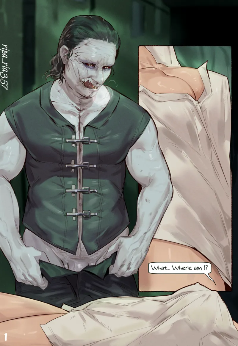 Victor x Grace comic porn — cover