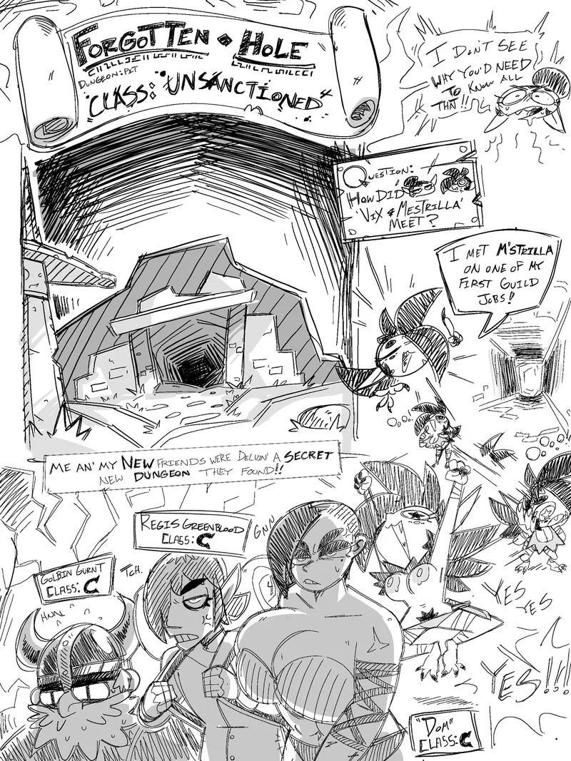Vix And Mestrilla’s First Meeting comic porn — cover