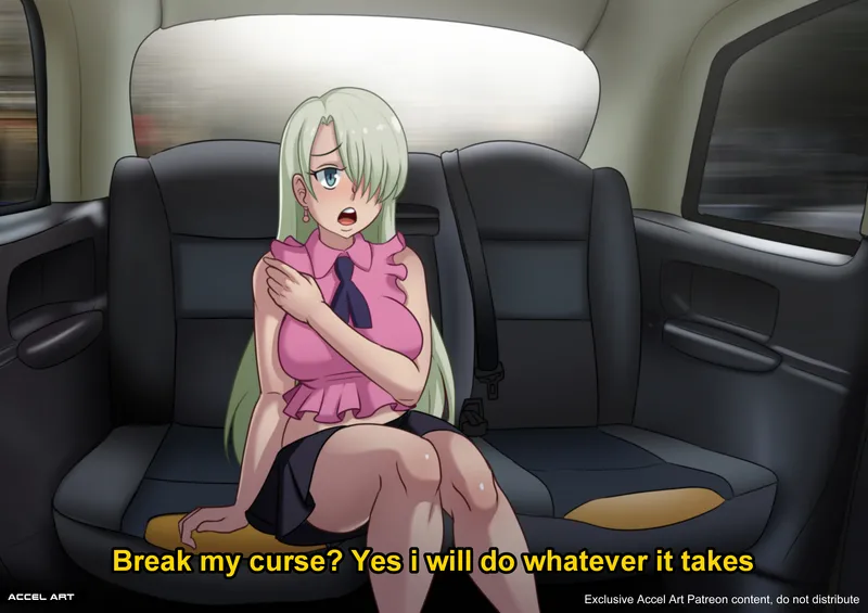 Waifu Taxi – Elizabeth Liones comic porn — cover