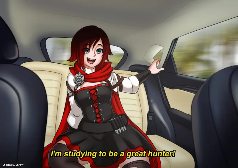Waifu Taxi – Ruby Rose comic porn — cover