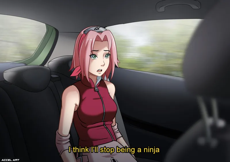 Waifu Taxi – Sakura Haruno comic porn — cover