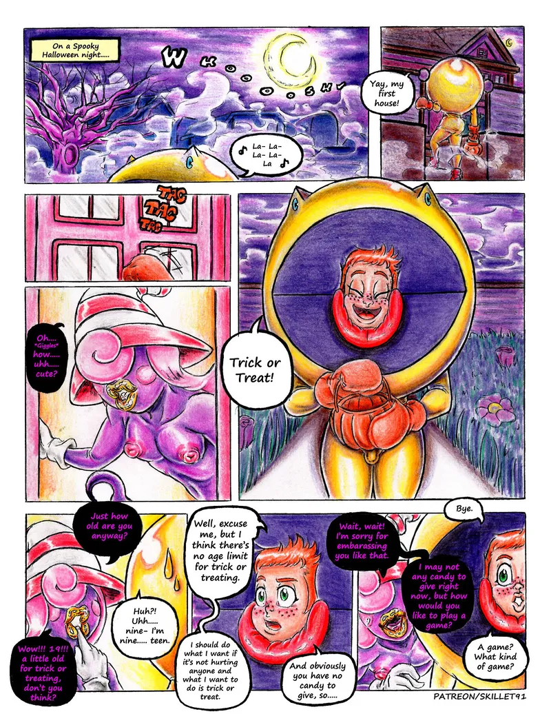 Waka Waka Spooky Time comic porn — cover