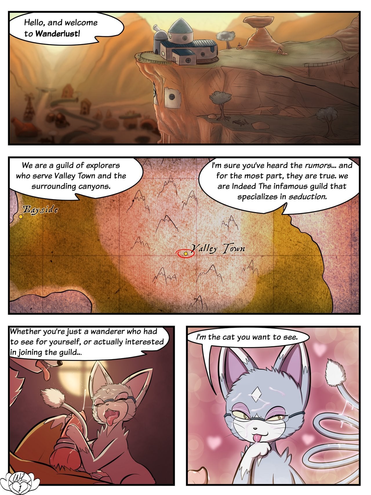 Wanderlust intro comic — cover