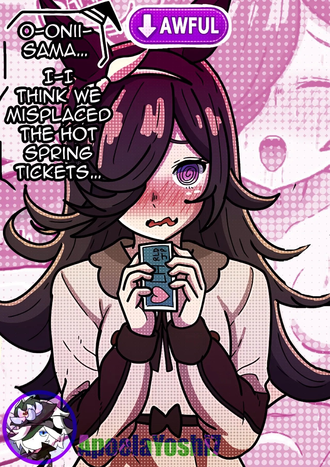 We lost the hotspring ticket though comic porn — cover