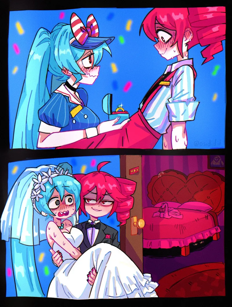 Wedding Night! comic porn — cover