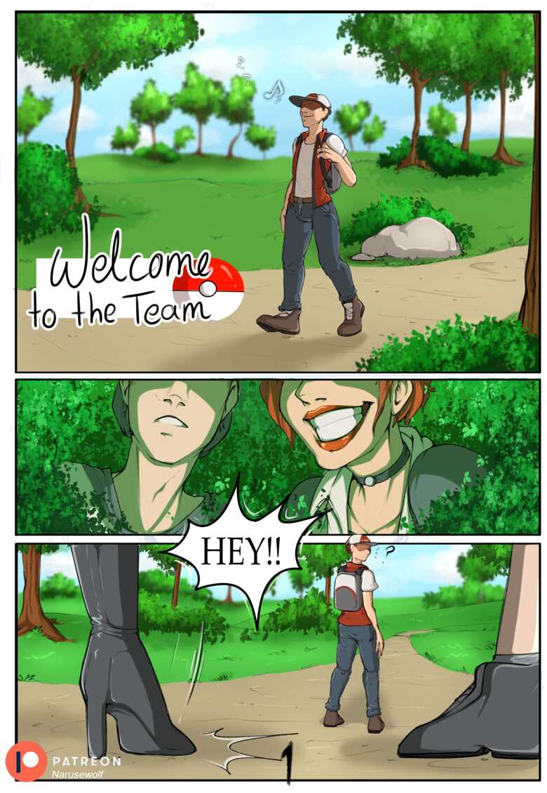 Welcome To The Team comic porn — cover