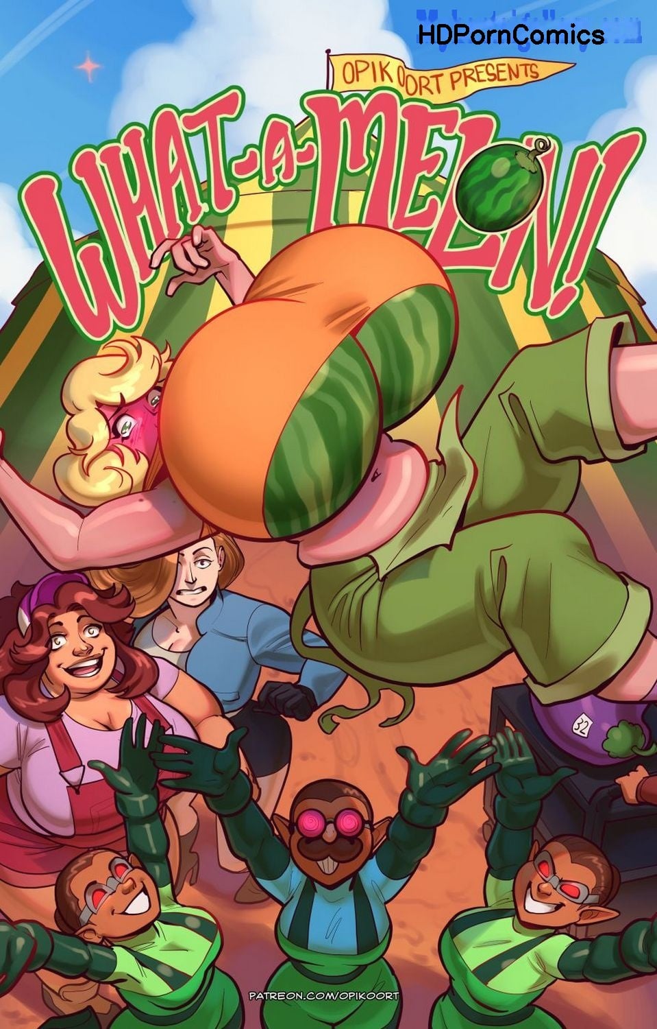 What-A-Melon! comic porn — cover