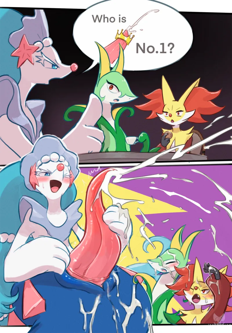 Who Is The Best comic porn — cover