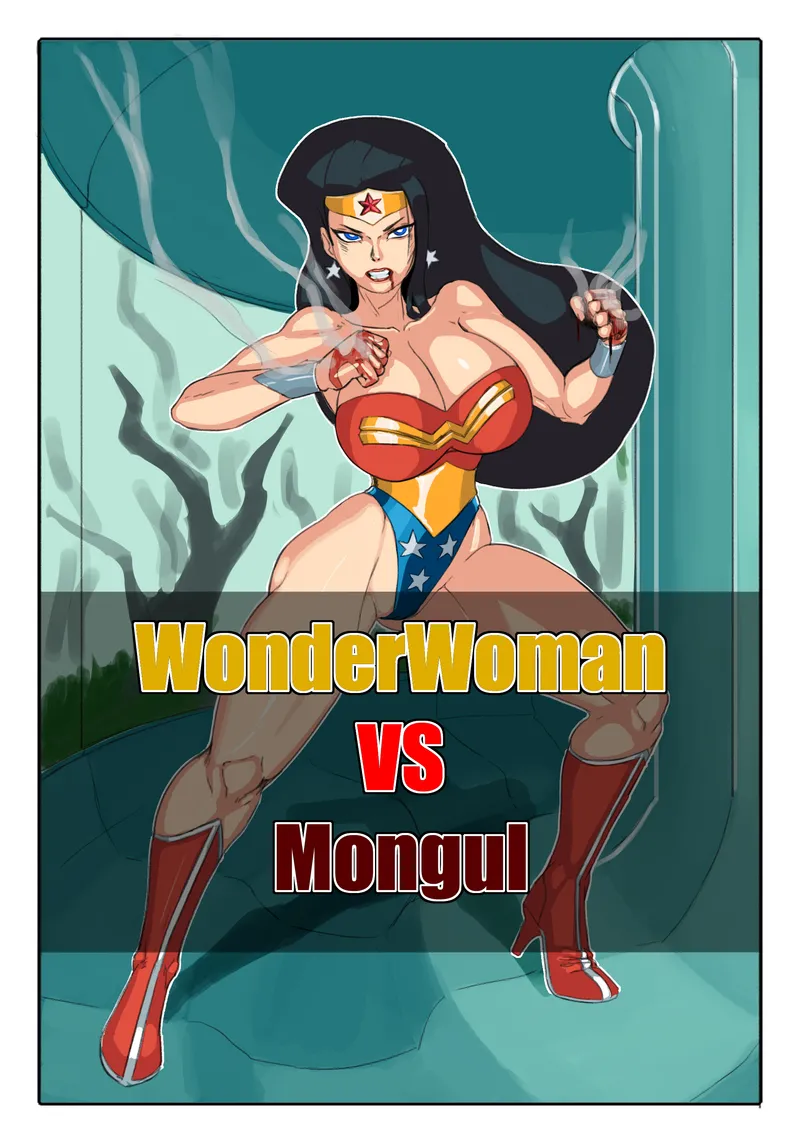 Wonder Woman Vs Mongul comic porn — cover