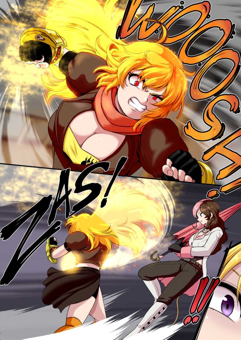 Yang Xiao Long Vs Neo comic porn — cover