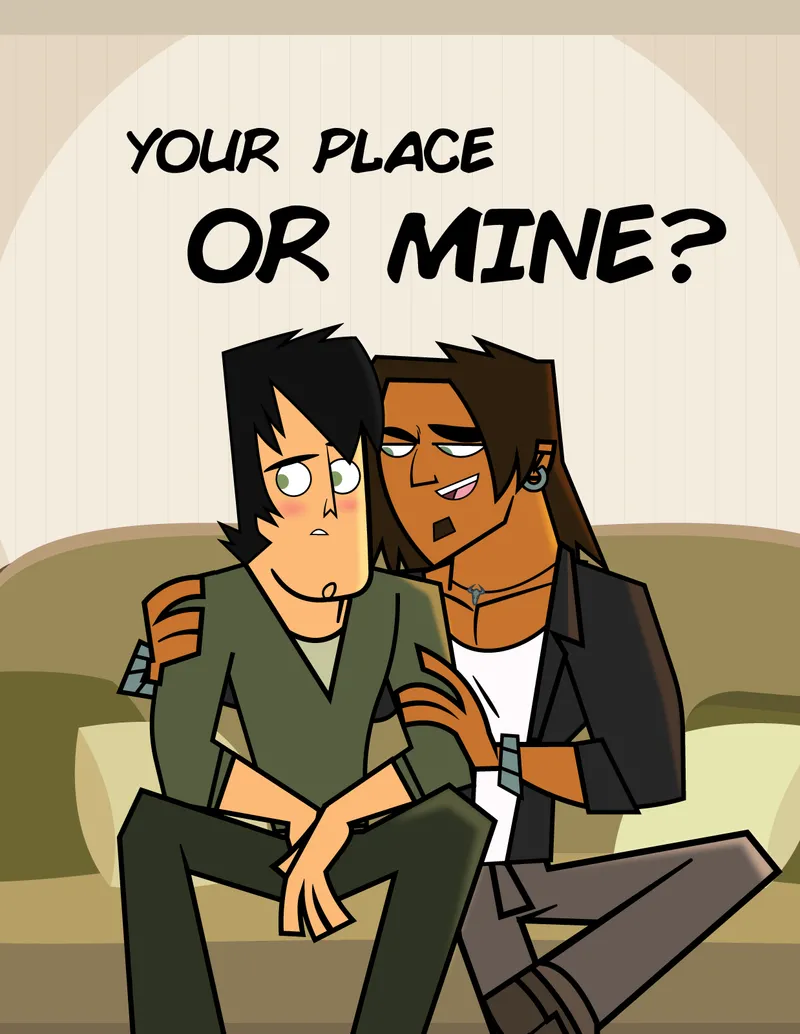 Your Place Or Mine comic porn — cover