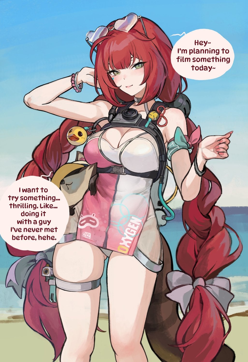 Yuzuka’s Wild Summer comic porn — cover