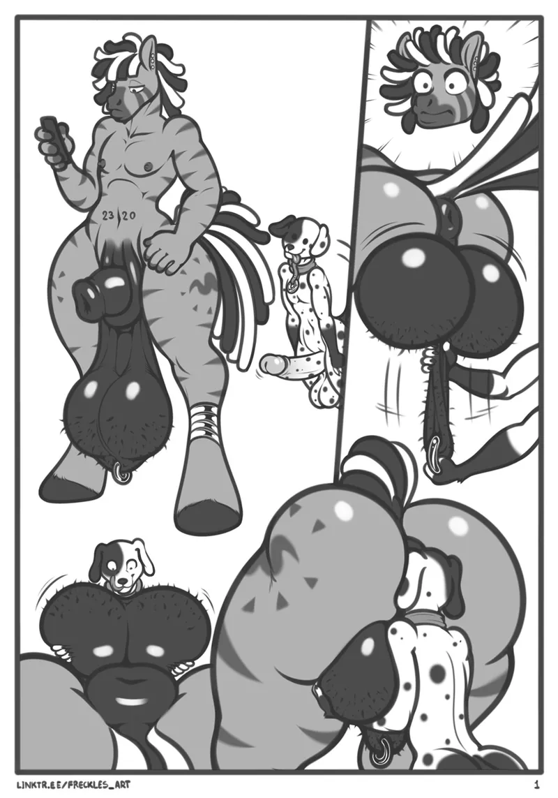 Zeke x Lunares comic porn — cover
