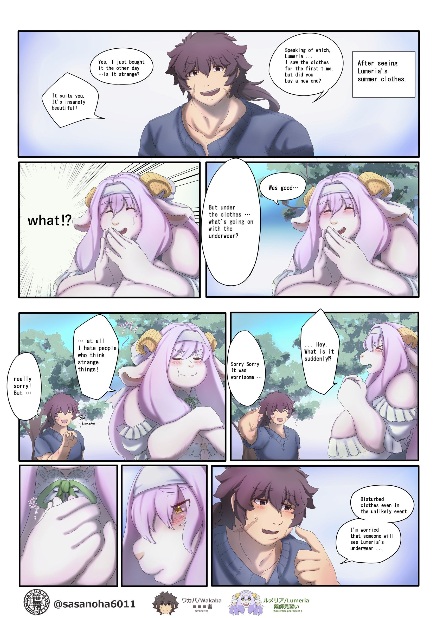 Zuri-ana under your clothes… comic porn — cover